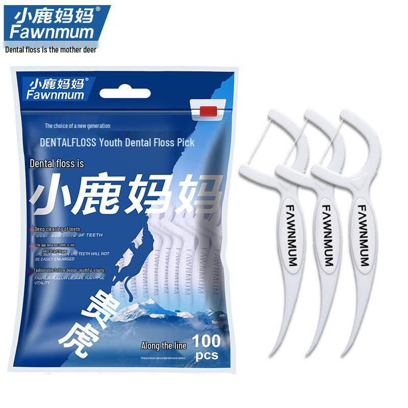 FAWNMUM Disposable Dental Floss Picks