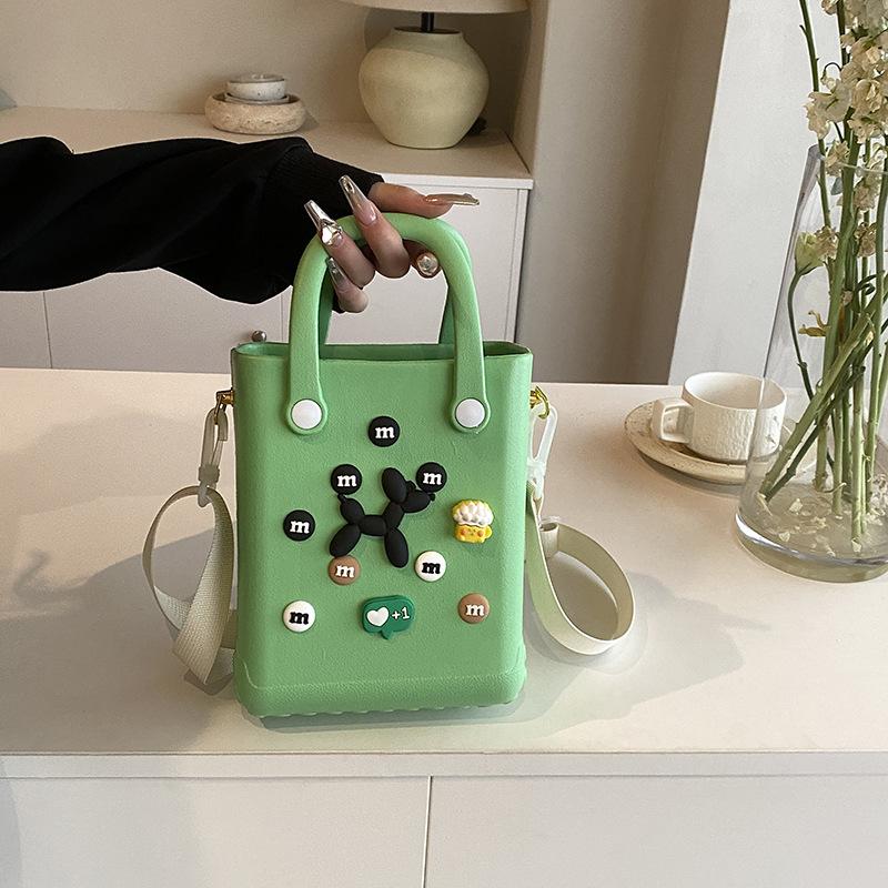 I Kleine Strandlochtasche, lässige Umhängetasche, Handtasche, wasserdichte und verlustsichere Reise-I-Geleetasche.