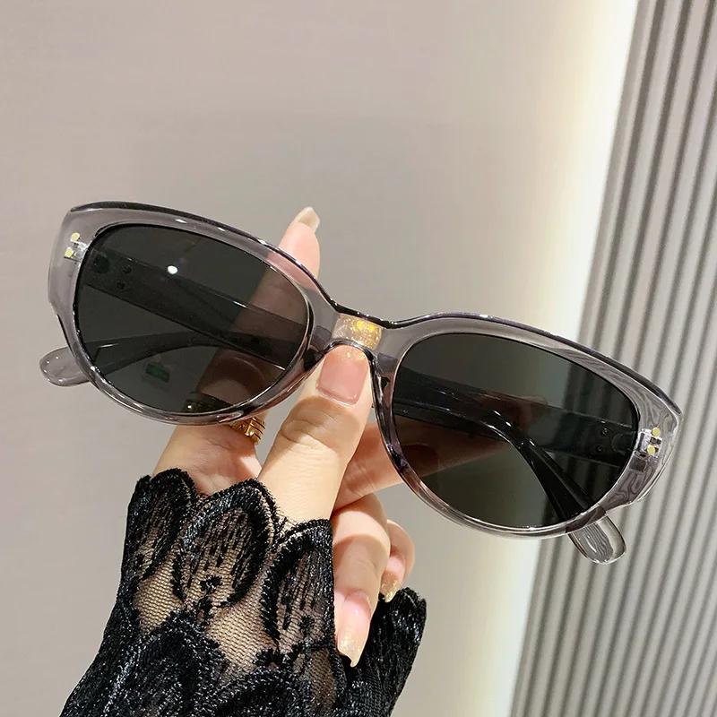 Cat Eye Frame Sunglasses for Women Trendy UV400 Protection Eyeglasses Vintage Outdoor Driving Sunglasses Eyewear