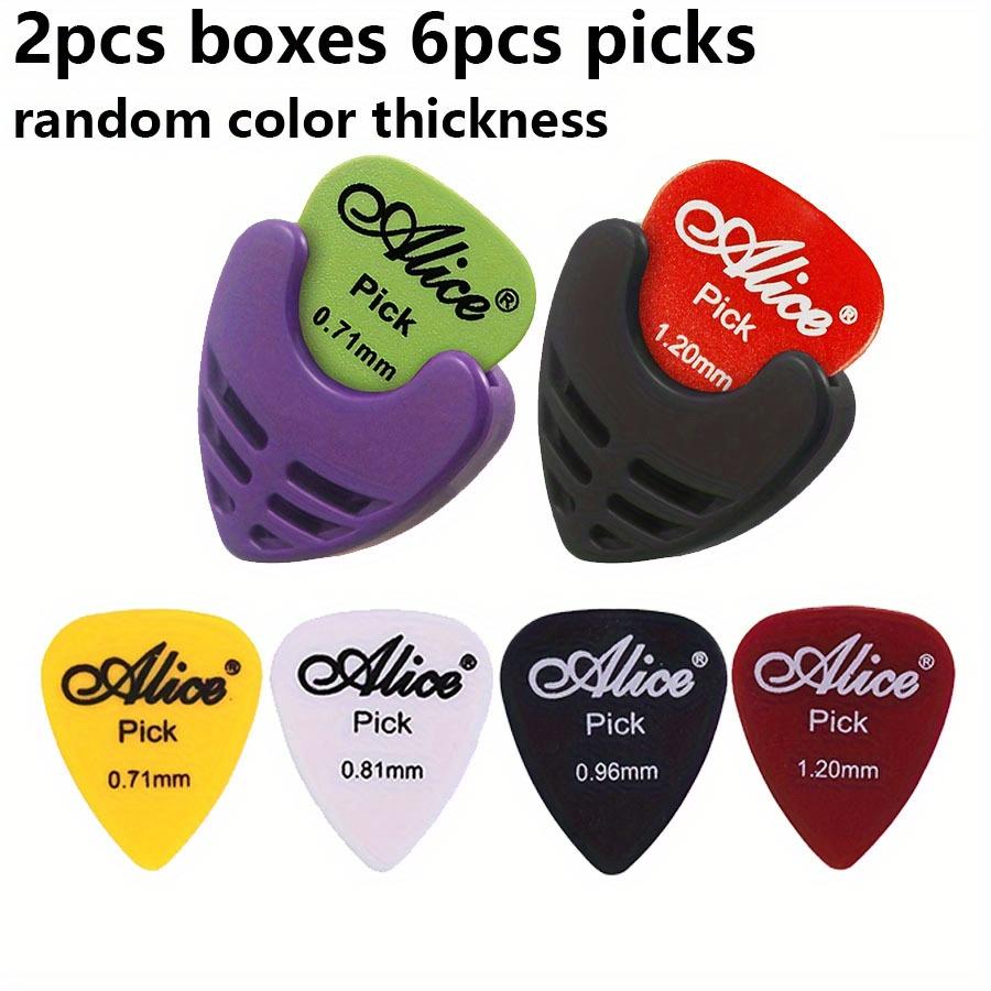 

8pcs/set Colorful Adhesive Guitar Pick Holders Set 2 Holders 6 Picks Easy Placement Guitar Accessories for Acoustic Ukulele JXB