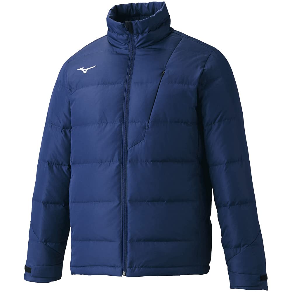 

Mizuno Training Wear Down Short Size S Men s Coat, Navy, (32ME1554)