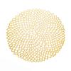New Placemat for Dining Table Mat Soft PVC Round Placemat Hot Resistant Mats Coffee Cup Table Coaster Home Desktop Decoration