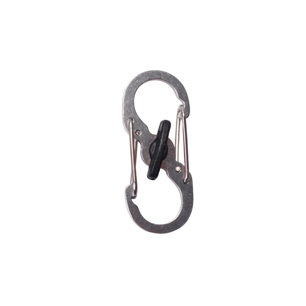 Zipper Clips Theft Camping Carabiner with Lock S Type Keychain Hook -Theft for Backpacks, Purses