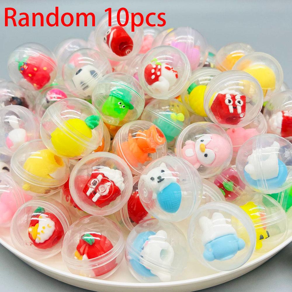 Non-Toxic Mini Transparent Globule Blind Box Twist Egg Cute Little Cartoon Pen Holder Capsule Toy Blind Box Fun & Festive Holiday Gift