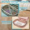 4Pcs Portable Cotton Swab Box Travel Dental Floss Holder Waterproof Dustproof Cotton Swab Dispenser Multifunction Jewelry Box