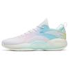 Cement Bubble 3 Anti-Slip Wear-Resistant Low-Top Basketball Shoes Men's White Pink Blue Sneakers 112321604-4