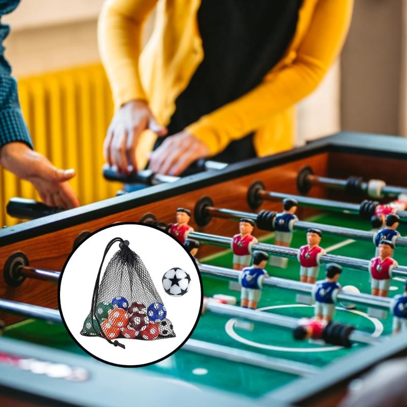18Pcs Table Soccer Foosball Replacement Balls Official Table Soccer Balls Tabletop Football Balls Football Machine Part
