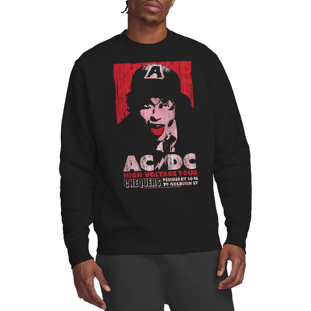 AC/DC Unisex Adult High Voltage Live 1975 Sweatshirt