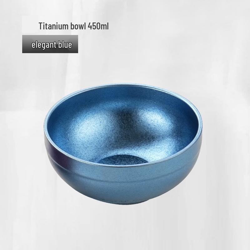 ZhiShi Titanium Double Wall Insulated Noodle/Rice Bowl