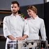 Chef Clothes Long-sleeved Autumn and Winter Chef Jacket Man Hotel Restaurant Uniform Kitchen Work Clothes
