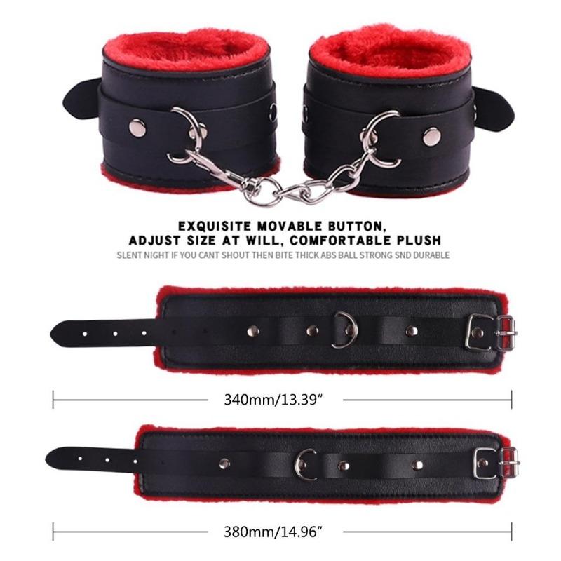 Couples Sex Toy for Adult Game Erotic BDSM Sex Kits Bondage Handcuffs Sex Game Whip Gag SM Bdsm Toys Nipple Clamps CYR