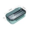 Abay Japanese-Style Microwavable Bento Box with Cutlery