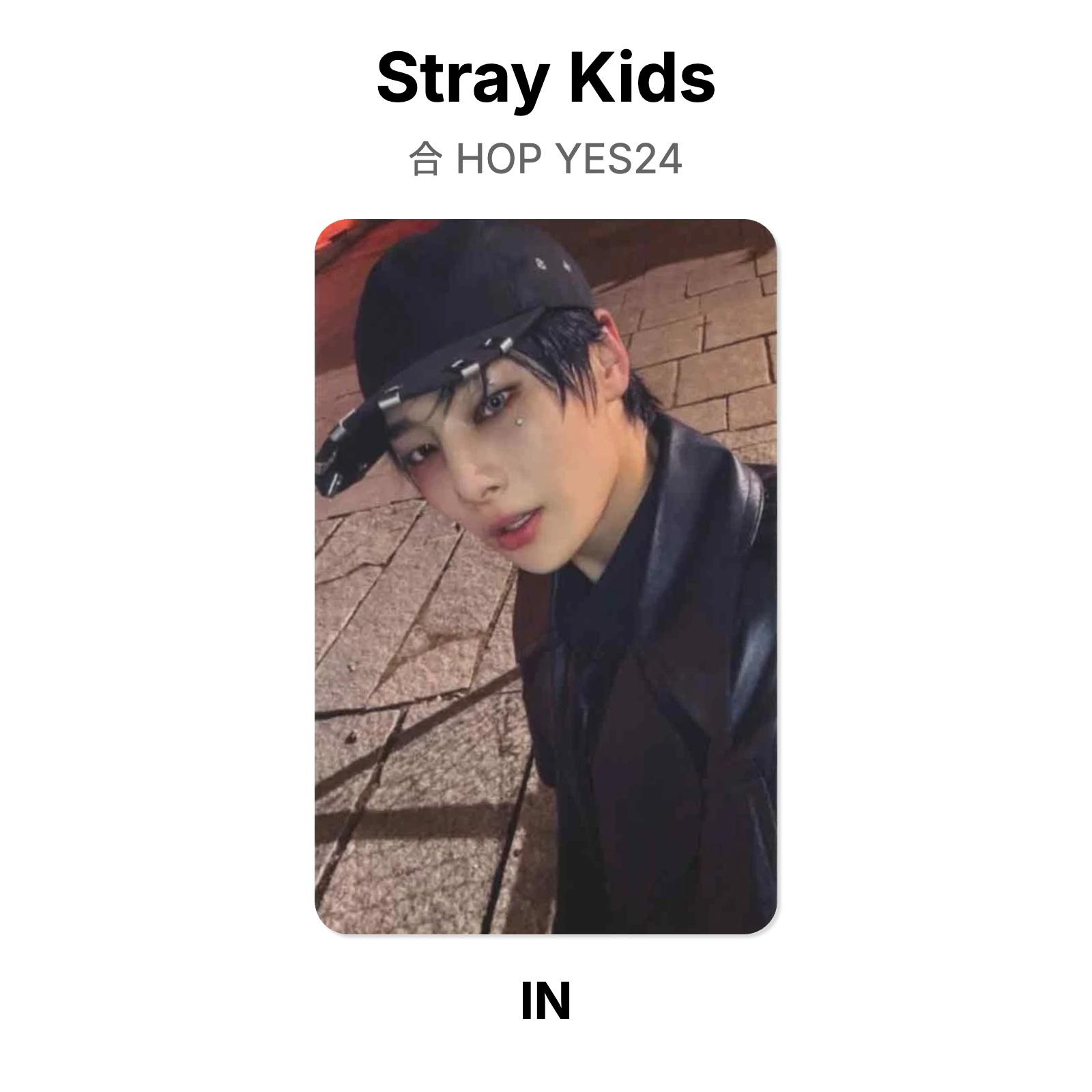 Stray Kids HOP YES24 Official Photocard I.N