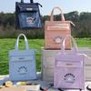 Thicken Portable Lunch Bag Multip-Pocket Thermal Insulation Bag Picnic Food Pouch  Women Girls