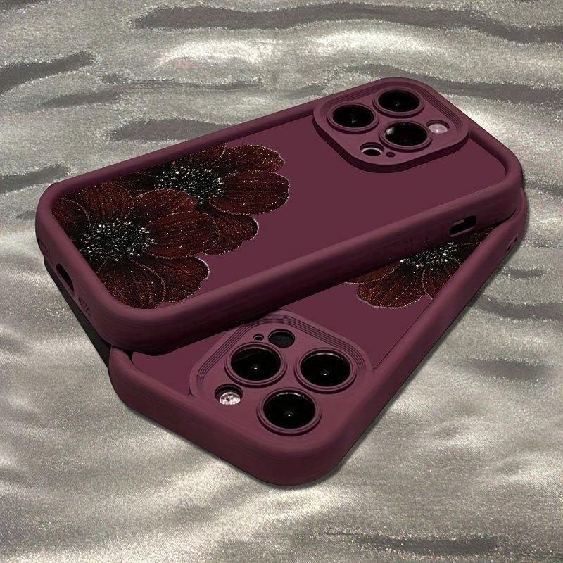 Luxury Flower Pattern Phone Case for Samsung Galaxy A56 A55 A36 A35 A26 A25 A15 5G A24 A23 A22 A52 A71 A72 4G Cover