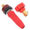 Thai Style Welder Connector Plug Pure Copper Core High Conductivity Long Lasting Anti-Leakage for Professional Welding Repair Shops