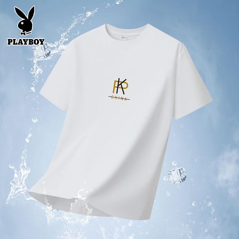 PLAYBOY Men s Loose Fit Cotton Short Sleeve T-Shirt M