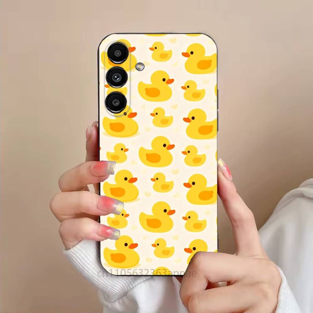 Yellow Duck Phone Case For Samsung Galaxy S21 22 23 24 S25 Ultra PlusS20 FE S10 Plus  Cover Funda