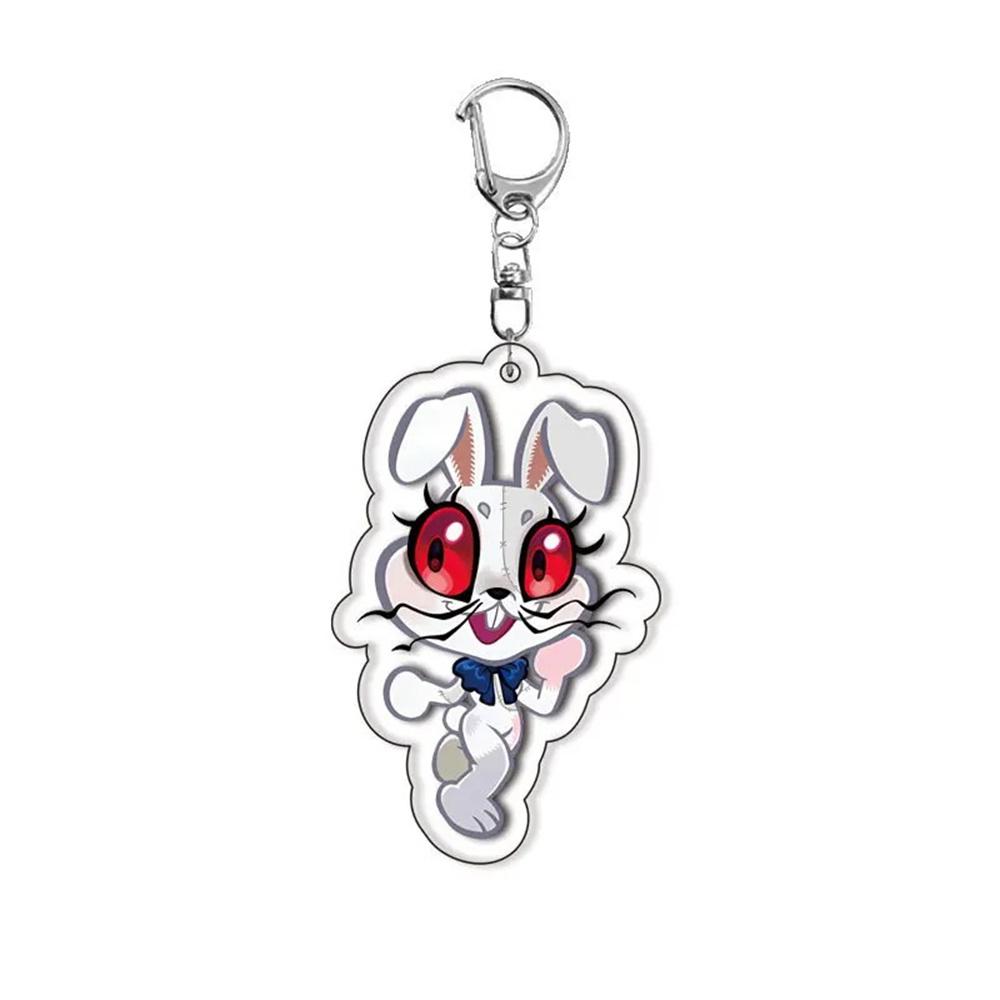 Superior-Grade 6Cm Superior-Grade Game Fnaf High-Standard Acrylic First-Class Keychain Assembly-Set Premium-Quality Cosplay Premium-Quality 6 cm