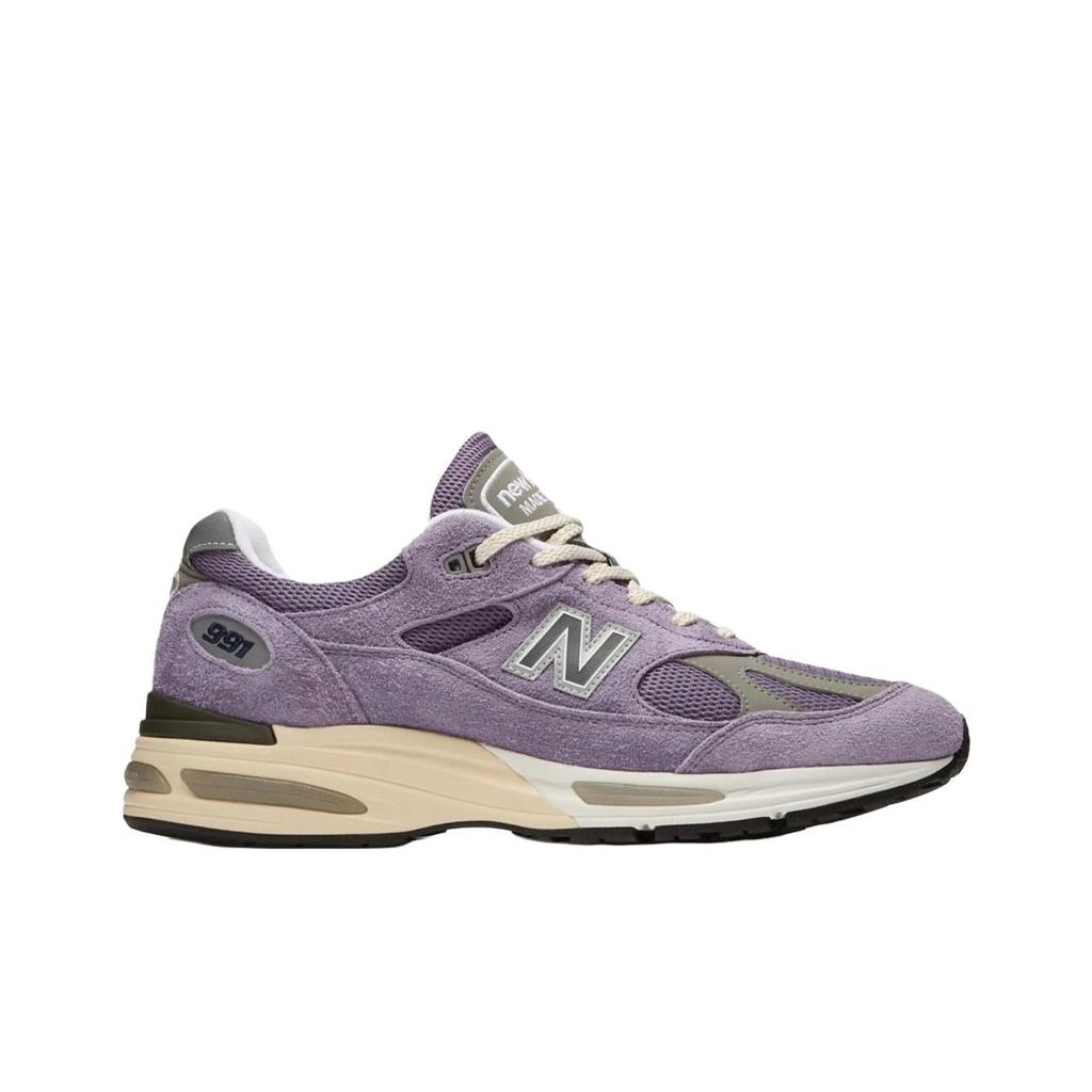 New Balance 991v2 Hergestellt in England Dämmerungs-Lila Salbei Unisex Sneaker U991LV2