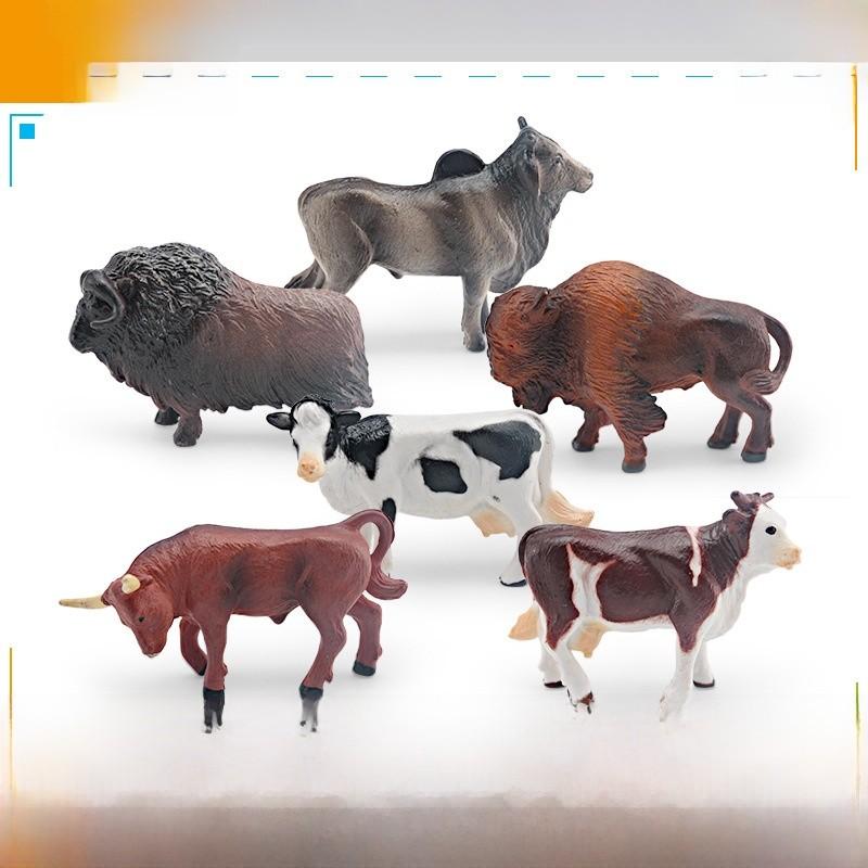 Baby Cow Pvc Animal Figures Collection For Kids Learning And Creative Play