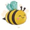 3Pcs Cute Bee Balloon Set Birthday Party Scene Arrangement Cartoon Animal Aluminum Film Balloons Festive Decoration Photo Props