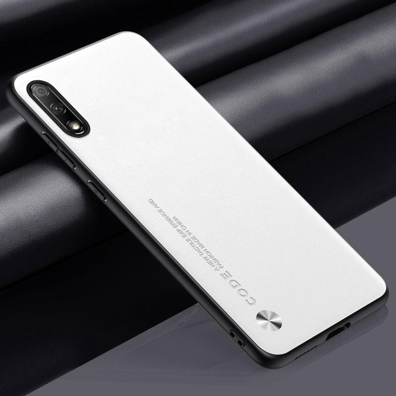 Luxury PU Leather Case For Honor 9X Back Cover Matte Silicone Full Protection Phone Case For Honor 9X HLK-AL00 HLK-TL00 Honor9X