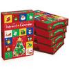 10 pieces Christmas Advent Calendar with 24 Days Countdown gift Boxes