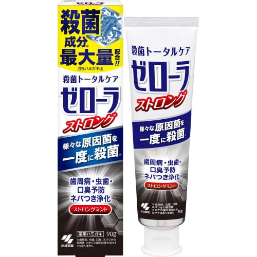 

Zerora Strong Mint 90 г, лечебная зубная паста с максимальным содержанием антибактериальных ингредиентов, предотвращает заболевания пародонта, кариес и неприятный запах изо рта, и очищает