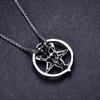 European and American Retro Skull and Sheep Head Men's Necklace Demon God Pan Round Pendant Pendant