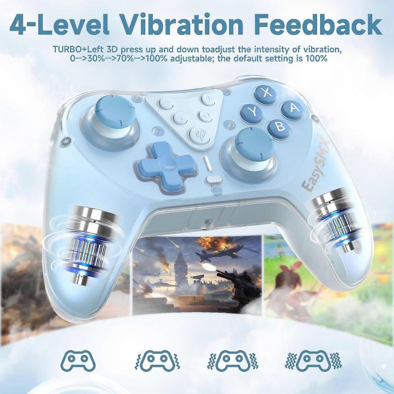 EasySMX T39 Hall Effect 3D Joystick Gaming Controller For Nintendo Switch/Switch Lite/Switch OLED, Steam Deck, PC & IOS Mobile/Tablet