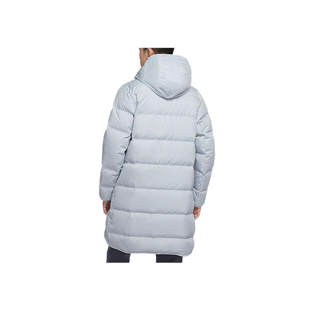 Nike Logo Middels Lengde Hette Dunjakke Menn Yttertøy Lysgrå DD6789-077