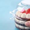 100 Pcs Cake Slice Boxes Cupcake Slice Container Square Individual Single Dessert Box Triangular Sandwich Cheesecake Storage Box