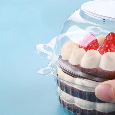 100Pcs Square Triangular Individual Cake Slice Boxes Cupcake Sandwich Cheesecake Single Dessert Storage Container