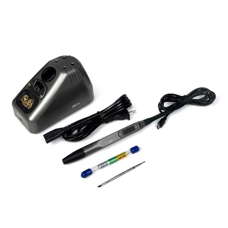 

Portable Soldering Iron With LED Display And Adjustable Temperature Range From 100°C To 450°C For DIY Enthusiasts 1