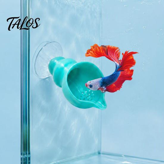 Plastic Shell Ornament Betta Fish Hammock, Conch Pad with Strong Suction Cup, Natural Resting Hammock Bed Bubble Nesting Spot for Tanks, Aquarium
