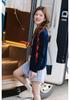 Women's 100% Wool Cashmere Cardigan, Round Neck, Loose Knit, Soft Thickened Coat for Autumn/Winter.