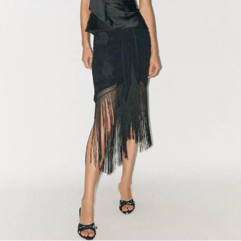 Fashion 2025Retro Black Spotted Silk High Heel Slippers for Women Outer Wear Fashion Summer bowkont Sandals Comfort Open Toed Lady Shoes