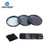Lightdow Lens Filter ND2 ND4 ND8 3 In 1 Set Neutral Density Filter 49 52 55 58 62 67 72 77 82 for Nikon Sony Pentax Canon Camera