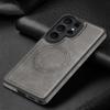 Retro Leather For Magsafe Case For Samsung Galaxy S26 S25 Edge S24 FE S23 S22 Plus Ultra A57 A37 A17 A56 A36 Magnetic Back Cover