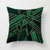 Geometric Art Series Double-sided Printed Pillow Cover Short Plush Suitable Living Rooms Bedrooms Sofas Throw Cushion Cover