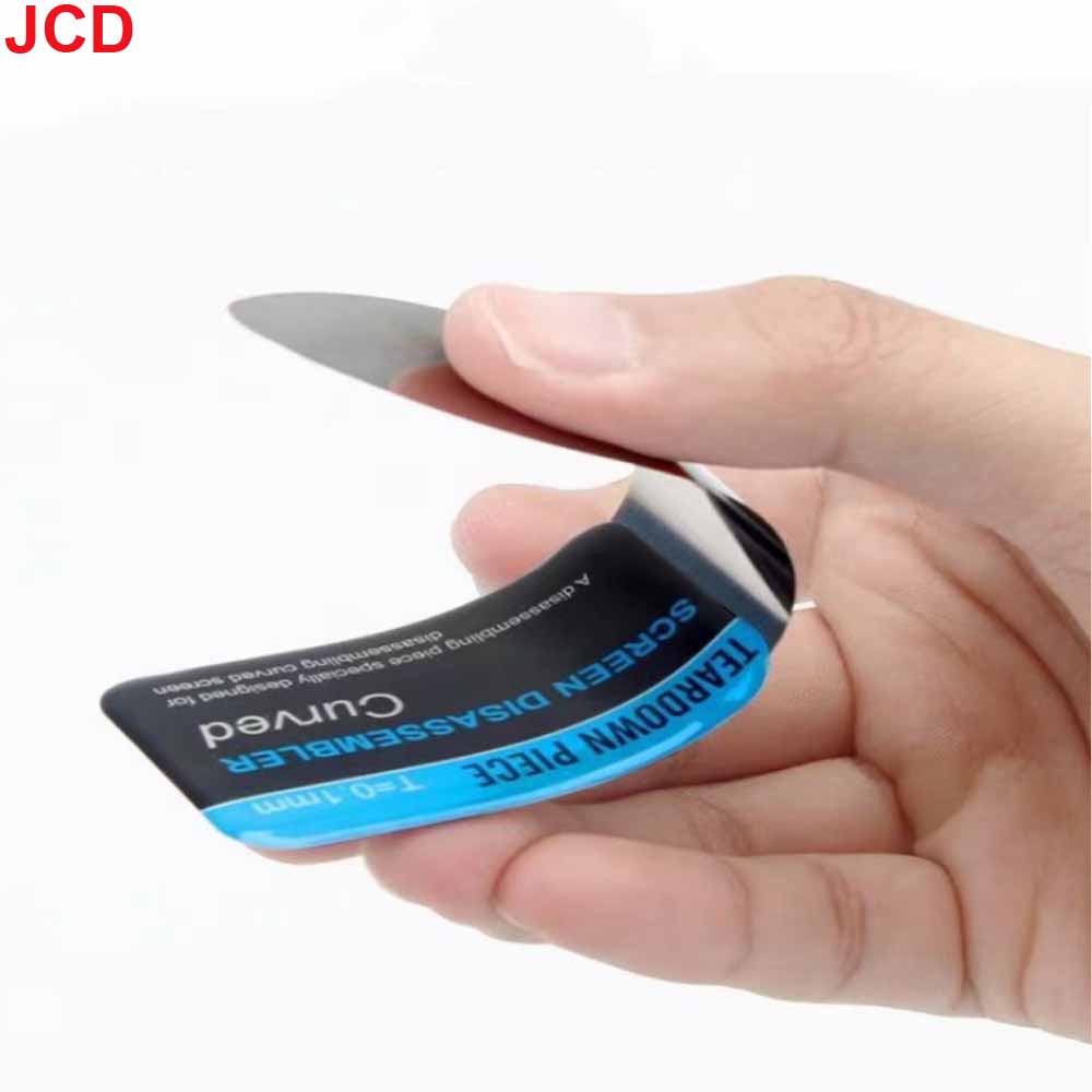 1 pz. Acciaio Metallo Cellulare Schermo LCD Curvo Spudger Apertura Pry Card Strumenti Ultra Sottile Flessibile Cellulare Strumento di Smontaggio