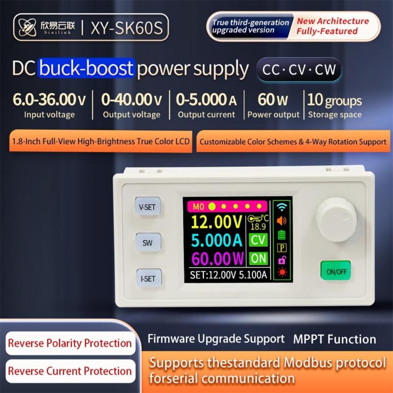 Regulated Power Supply Converter 0~40V 60W Step Down Stabilized Voltages Current Regulator Step Down Module Enduring