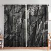 2 Panels Next-generation Rock Pattern Window Curtains   Distinctive Printed Curtains   Suitable for Gifting To Family and Friends