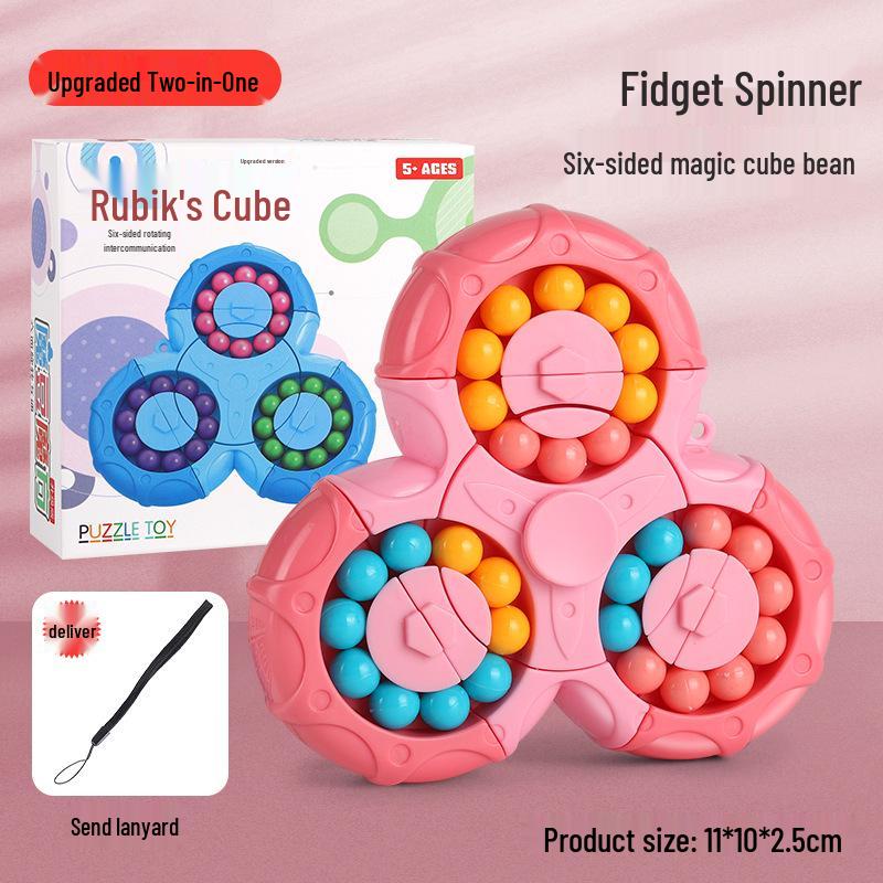 

Multi-sided Rotating Magic Cube Spinner: Creative Puzzle Toy for Stress Relief and Brain Development