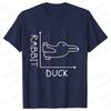 Duck Rabbit Fun Math T Shirt Birthday Gift for Men Funny Adult T-Shirt Men Short Sleeve Tshirt Men Funny Graphic Tee Shirt Tops