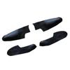 4PCS Black Interior Door Panels Armrest Leather Cover For Nissan Rogue 2014-