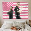 VIKAMA Fun American Retro Decoration Tapestry Theme Party Background Personalized Style Room Decoration Home Decoration