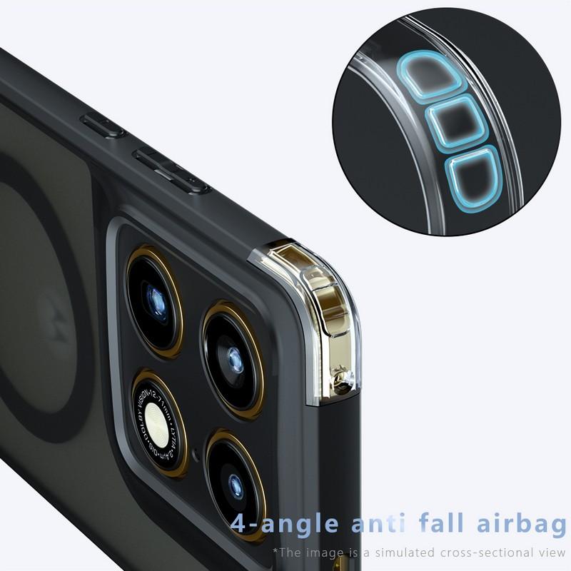 For Magsafe Magnetic Phone Case For Motorola Signature Moto Edge 70 Ultra X70 Air Pro Shockproof Matte PC+TPU Charging Cover