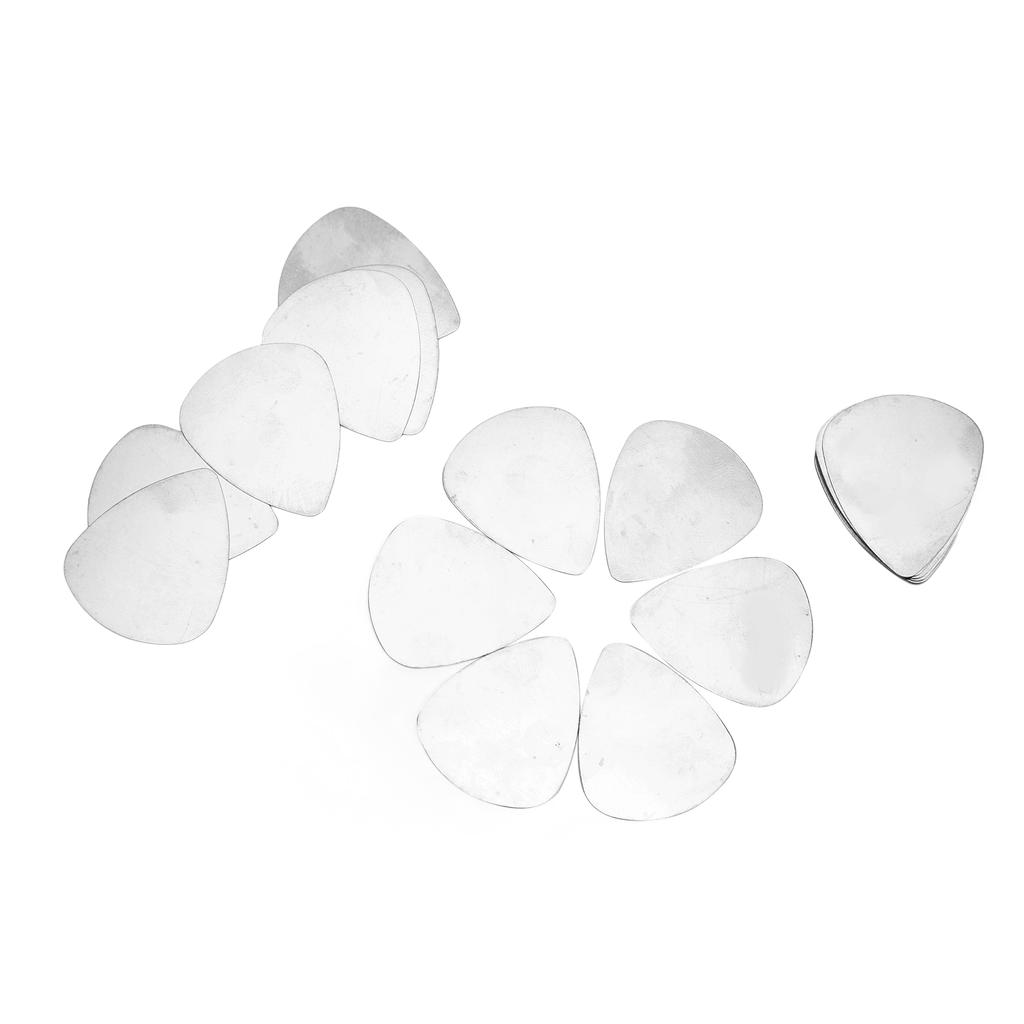 Guitar Pick Set Metal Electric Guitars Bass Picks with Storage Boxes for Musical Instruments